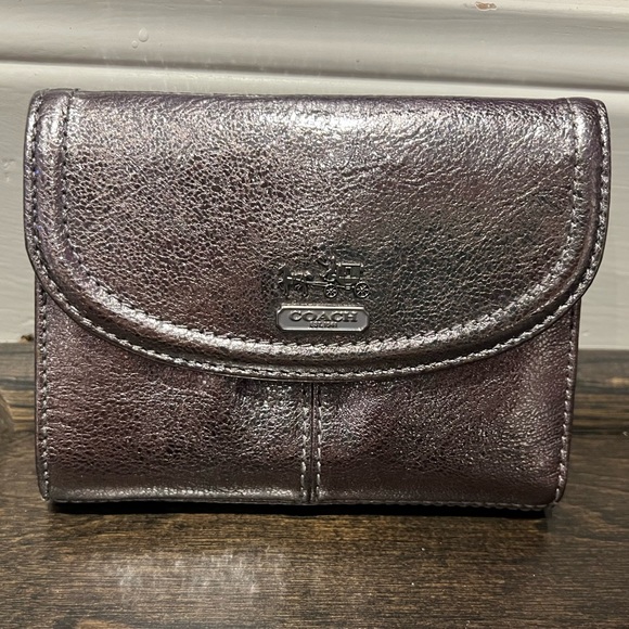 Coach Metallic Wallet - Picture 2 of 8